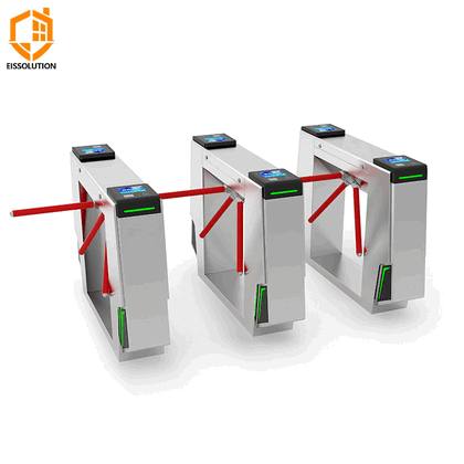 بوابة ثلاثية بيومترية للنادي الرياضي مع التعرف على الوجه لدخول الأعضاء الآمن