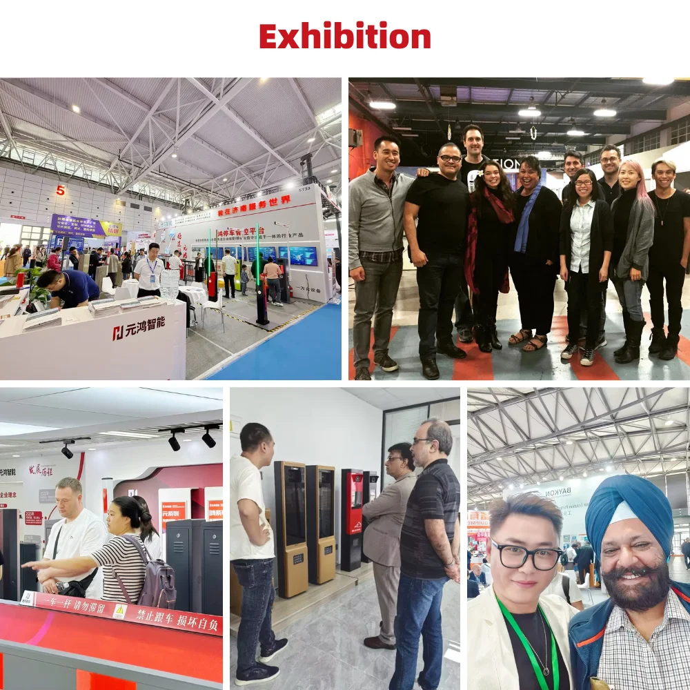 بوابة رسوم كهربائية ذكية مع شاشة LED وذراع سياج شبكي