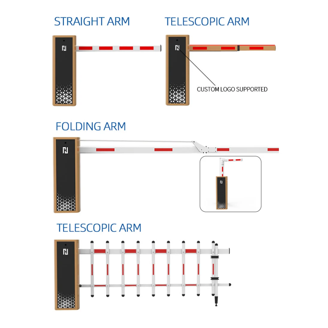 Industrial Parking Barrier Gate with High-Security Access Control - Smart Motorized Vehicle Management & Perimeter Traffic System