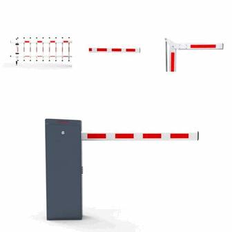 Folding Arm Automatic Boom Barrier Gate for Underground Basement Parking – Low-Height DC Motor Solution for Commercial Buildings