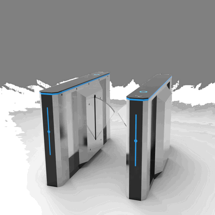 بوابة شريطية من الفولاذ 304 مع RFID وبصمة للمكاتب