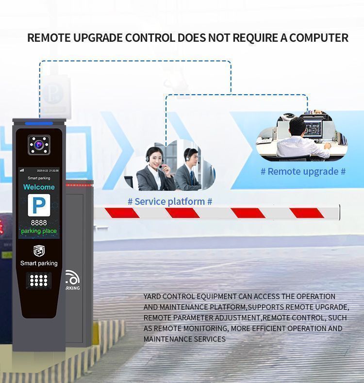 Smart condominium parking terminal installation in Shandong manufacturing plant