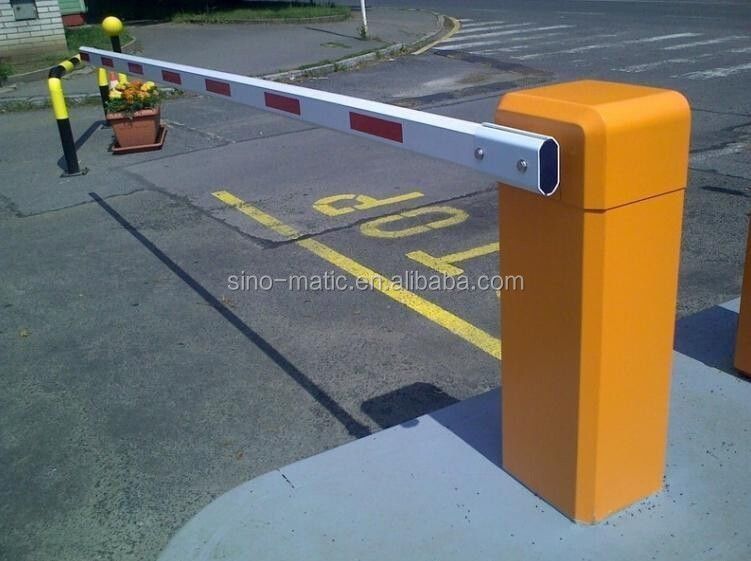 Commercial building car park barrier system in Singapore