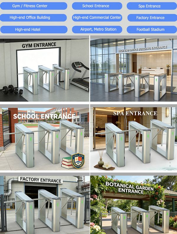 Turnstile installation at Philippine office building