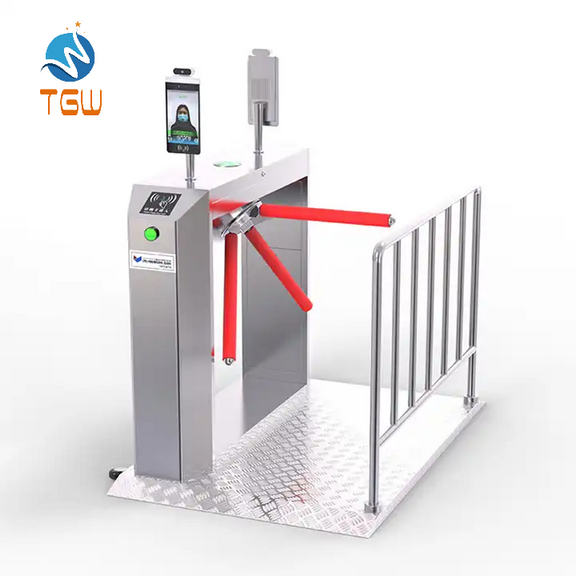 Baroxon automatic tripod turnstile gate for secure office access and building security in Singapore