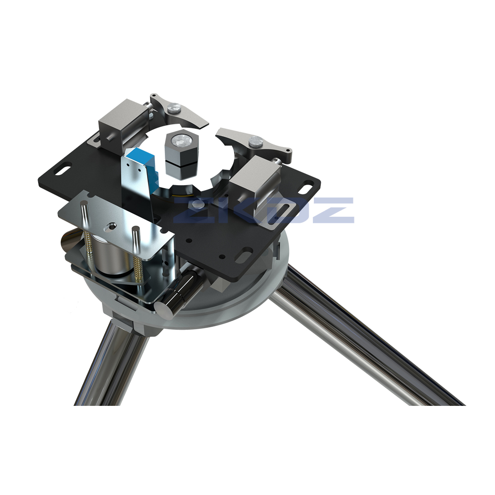 Semi-Automatic Turnstile Mechanism with Solenoid Lock and Spring for Commercial Buildings