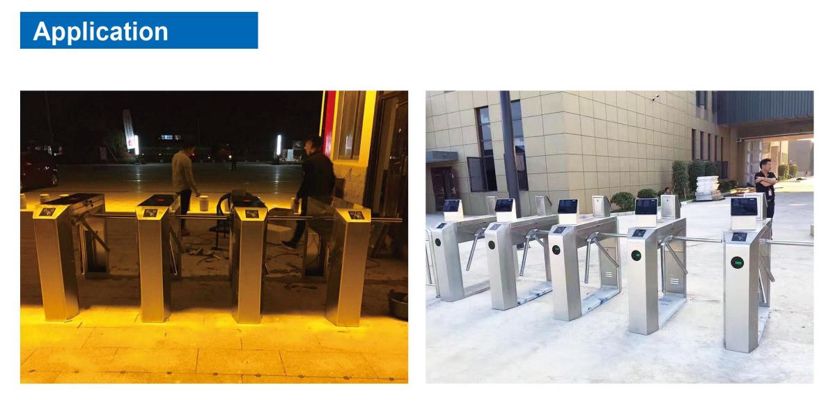 Baroxon smart pedestrian gate access control reader features