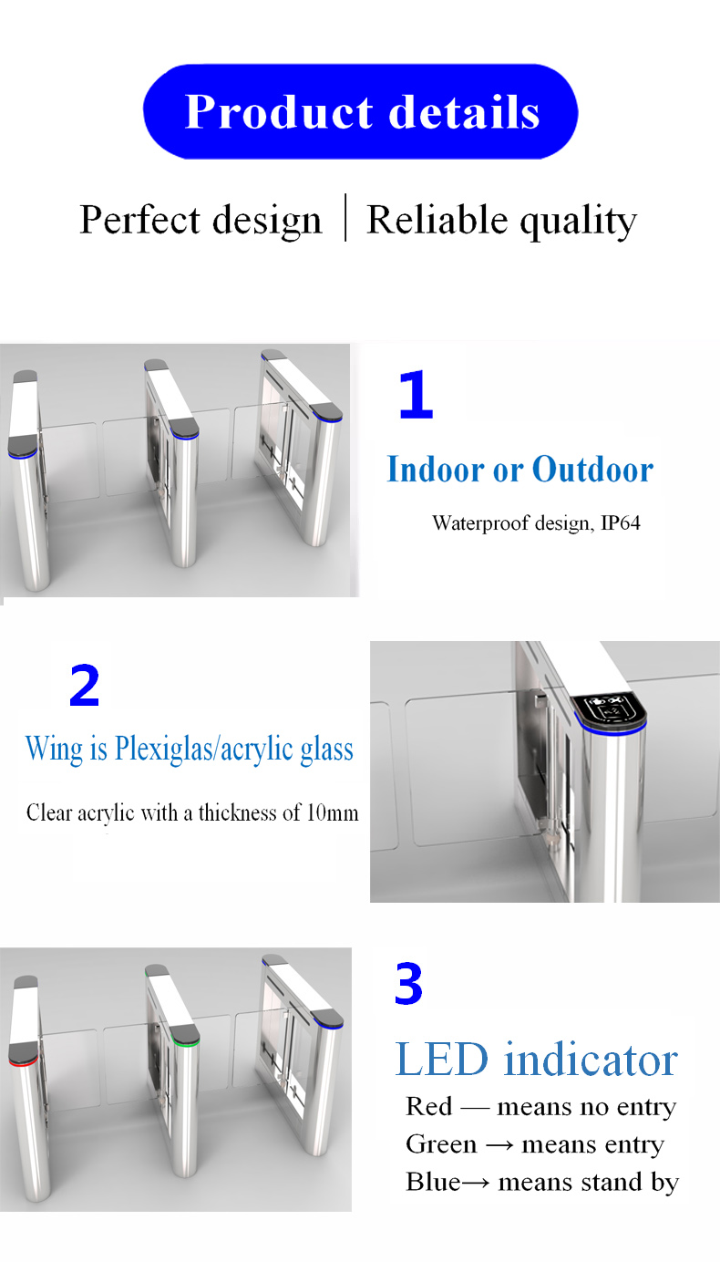 Infrared sensor turnstile integration technology