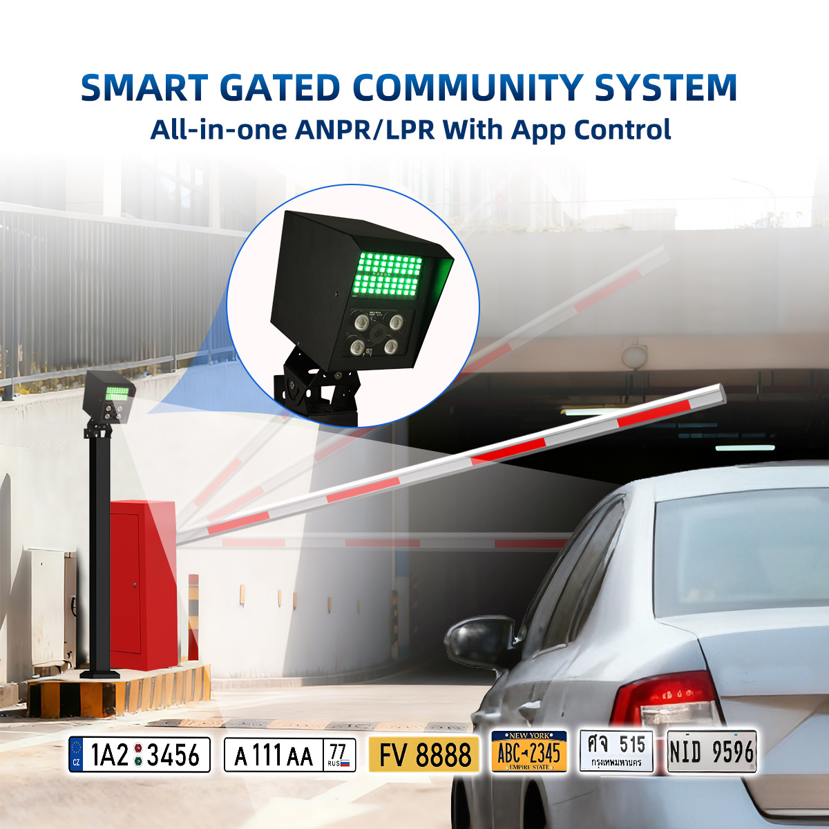 License plate recognition hardware for automated parking kiosks in Singapore